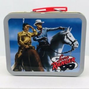 Mini Lunch Box Tin Vintage Cheerios & Lone Ranger
